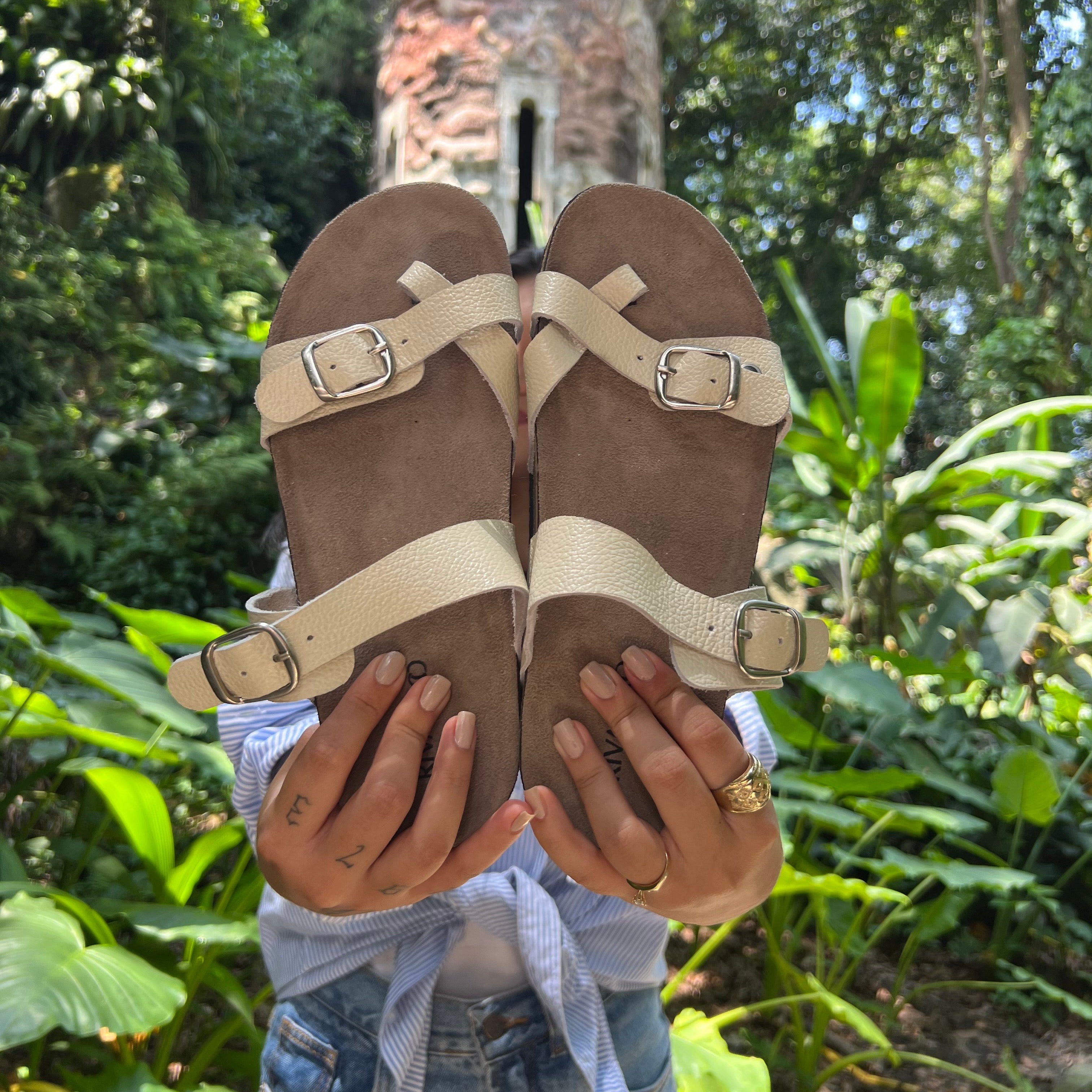 Sandália Veneza Off-White