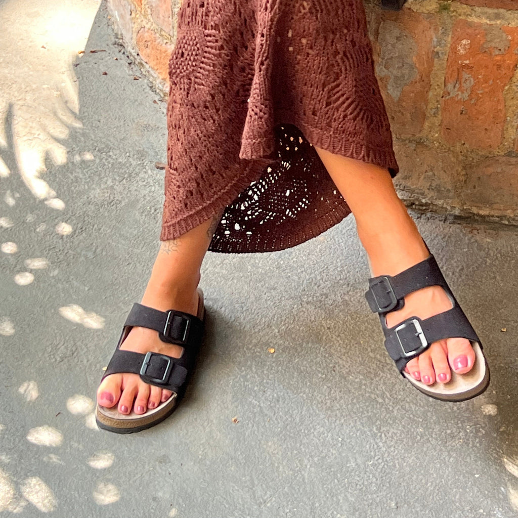 Sandália Saint Tropez Camurça Preto