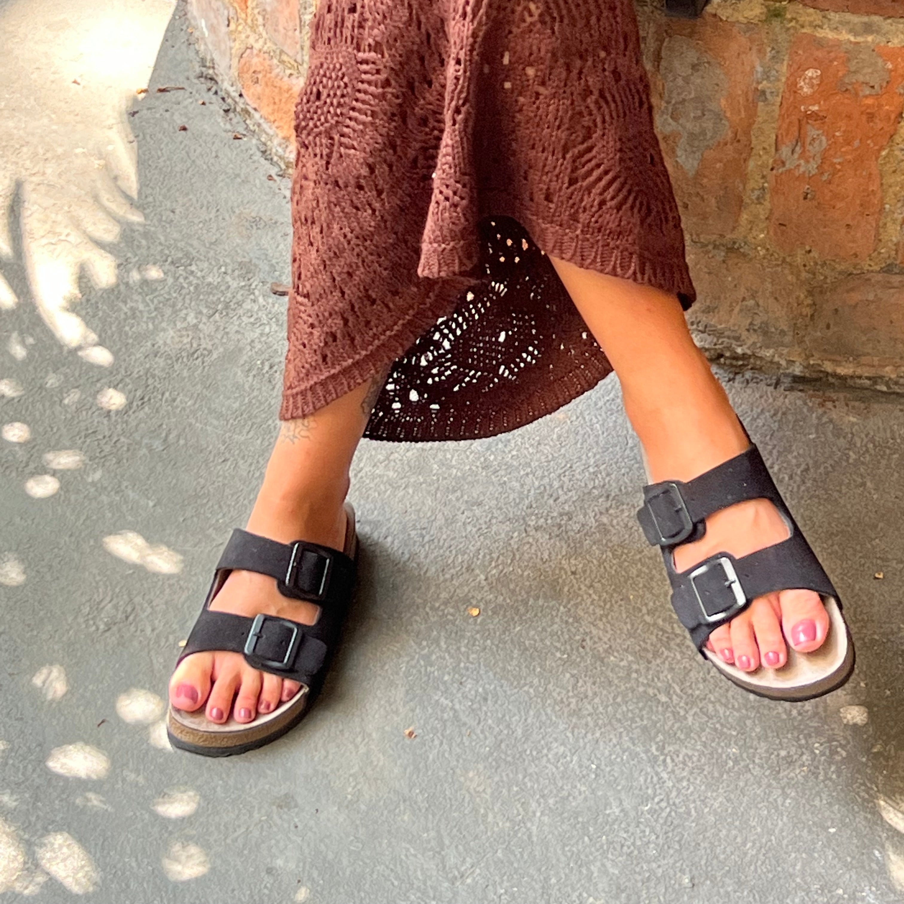 Sandália Saint Tropez Camurça Preto