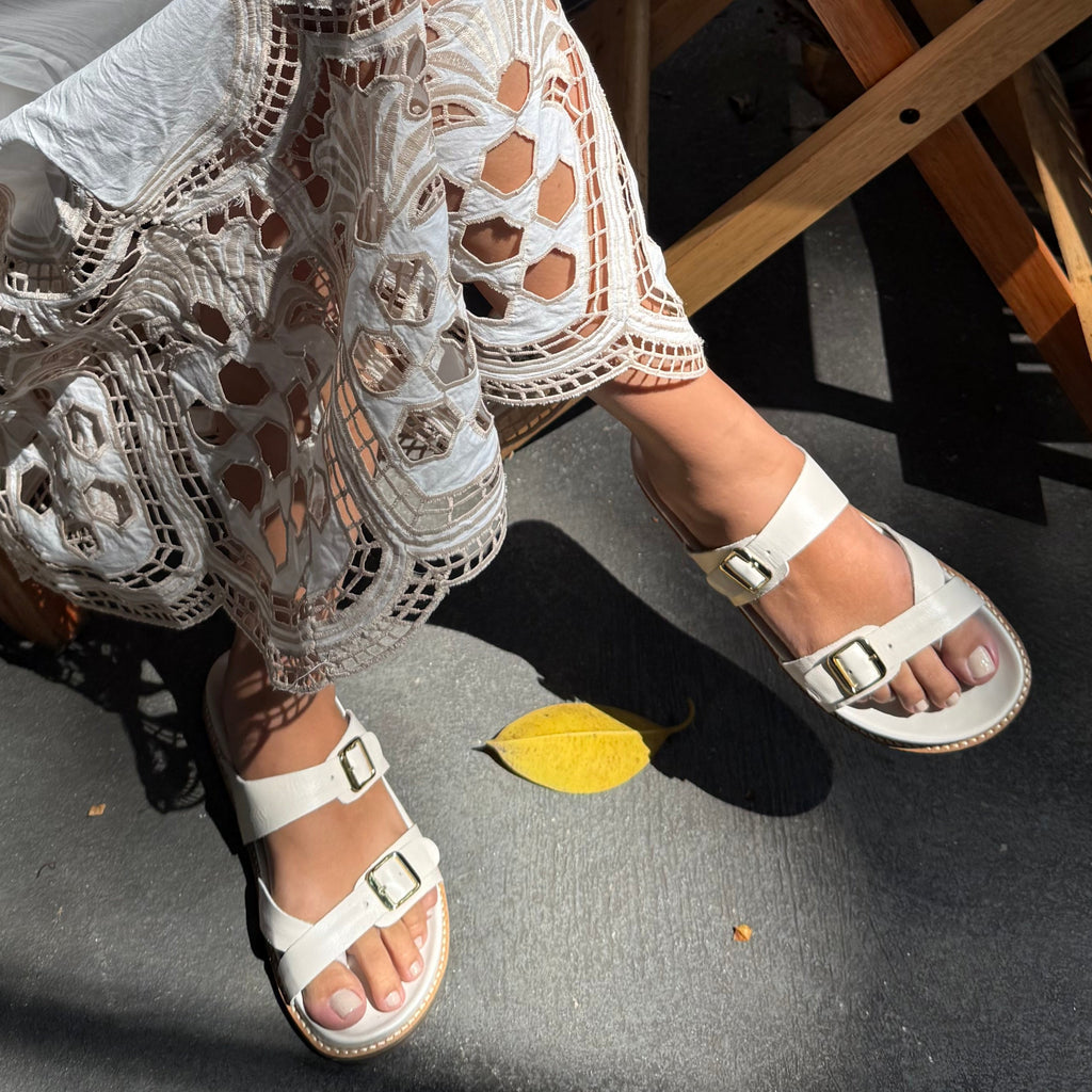 Sandália Capri Off-White
